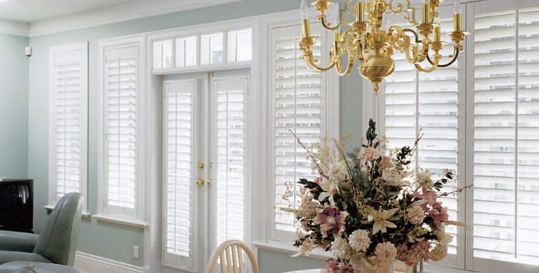 Indianapolis sunroom polywood shutters